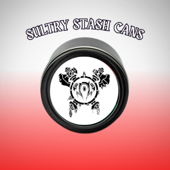 TURTLE GRAPHIC STASH JAR - Picture 2 of 2